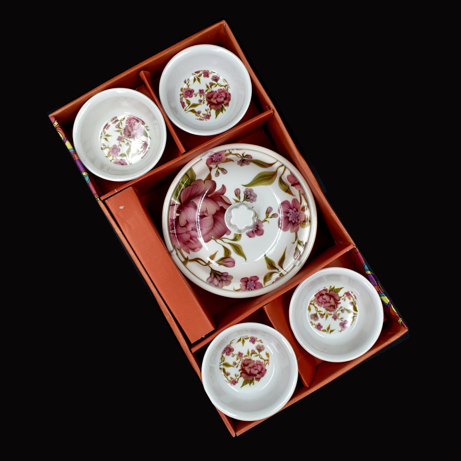 06_7fd44a61-2259-4e84-838a-a321de752729.jpg 5 Pc Pudding Set used as a cutlery set for serving food purposes and sweet dishes - Image 1
