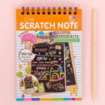 Crafts Rainbow Art Scratch Paper Book (10 Pages, Pack of 1)