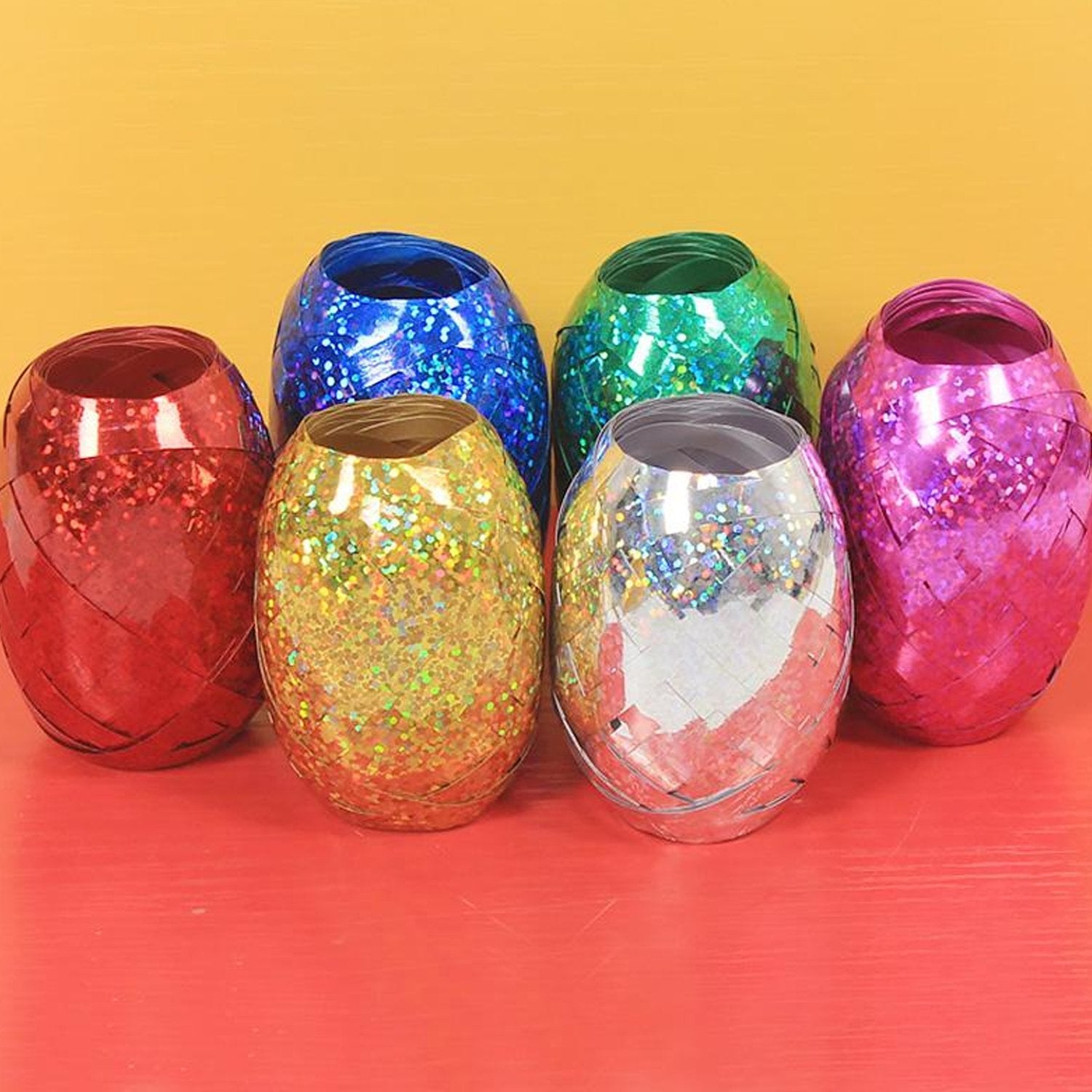 06_f96909f8-307b-4bfd-9ba6-53fa03d638ed.jpg Curling Balloon Ribbon Roll for Gifts, Balloons & Crafts Pack of 6 (Multicolor) - Image 1