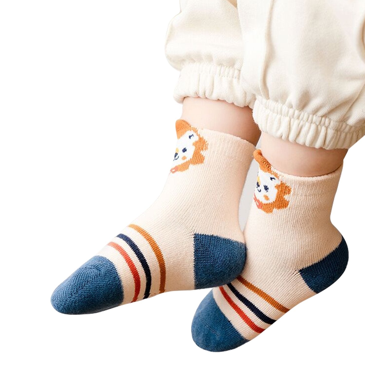 07_1db2863b-59a3-4840-a0f9-bc34a88aefe6.jpg Socks Breathable Thickened Classic Simple Soft Skin Friendly For Kids - Image 1