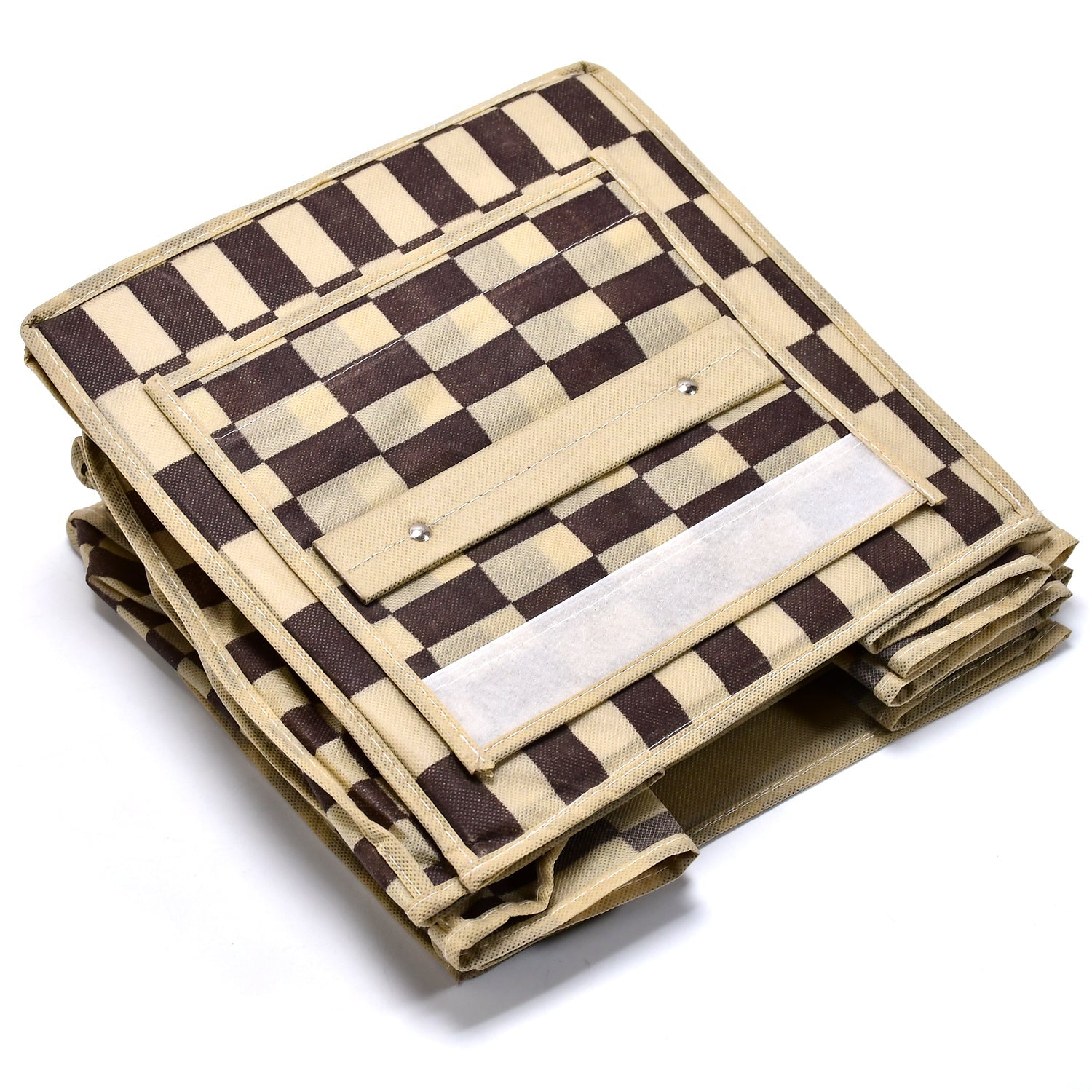 07_25705a81-7cc0-472a-9b99-fb43fe2338ff.jpg Fabric Hanging 2-Shelf Closet Cloth Organizer - Image 1
