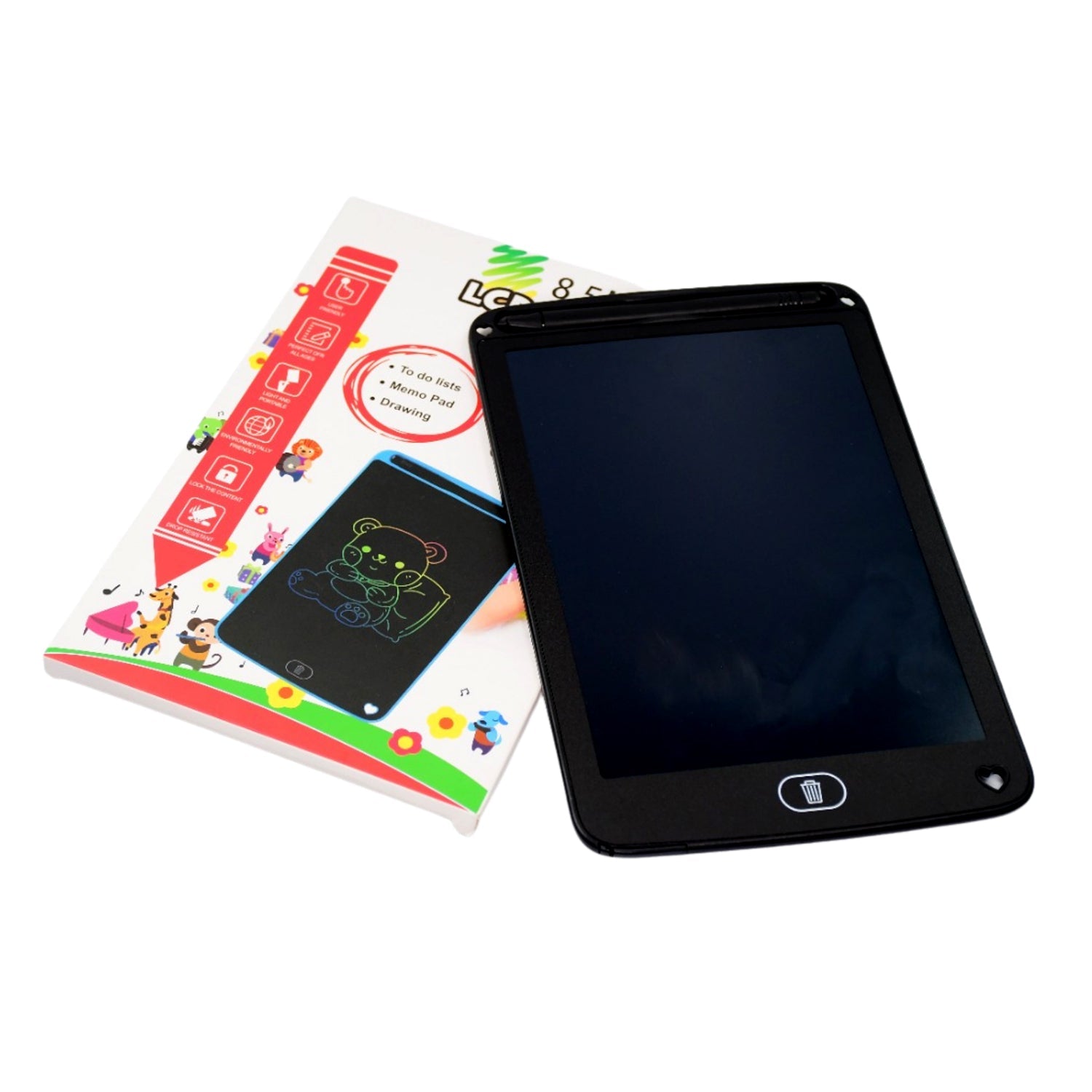 07_55d975da-cb25-4843-ac3c-bb81d88f8ad3.jpg LCD PORTABLE WRITING PAD / TABLET FOR KIDS - 8.5 INCH - Image 1