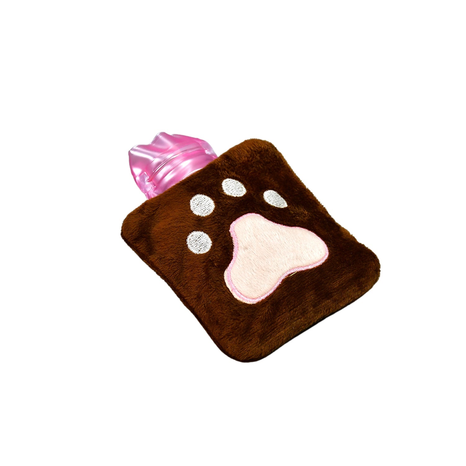07_75603c8b-6eaa-4157-bd2b-9d2a73b11c3c.jpg Paw Print Small Hot Water Bag with Cover for Pain Relief - Image 1