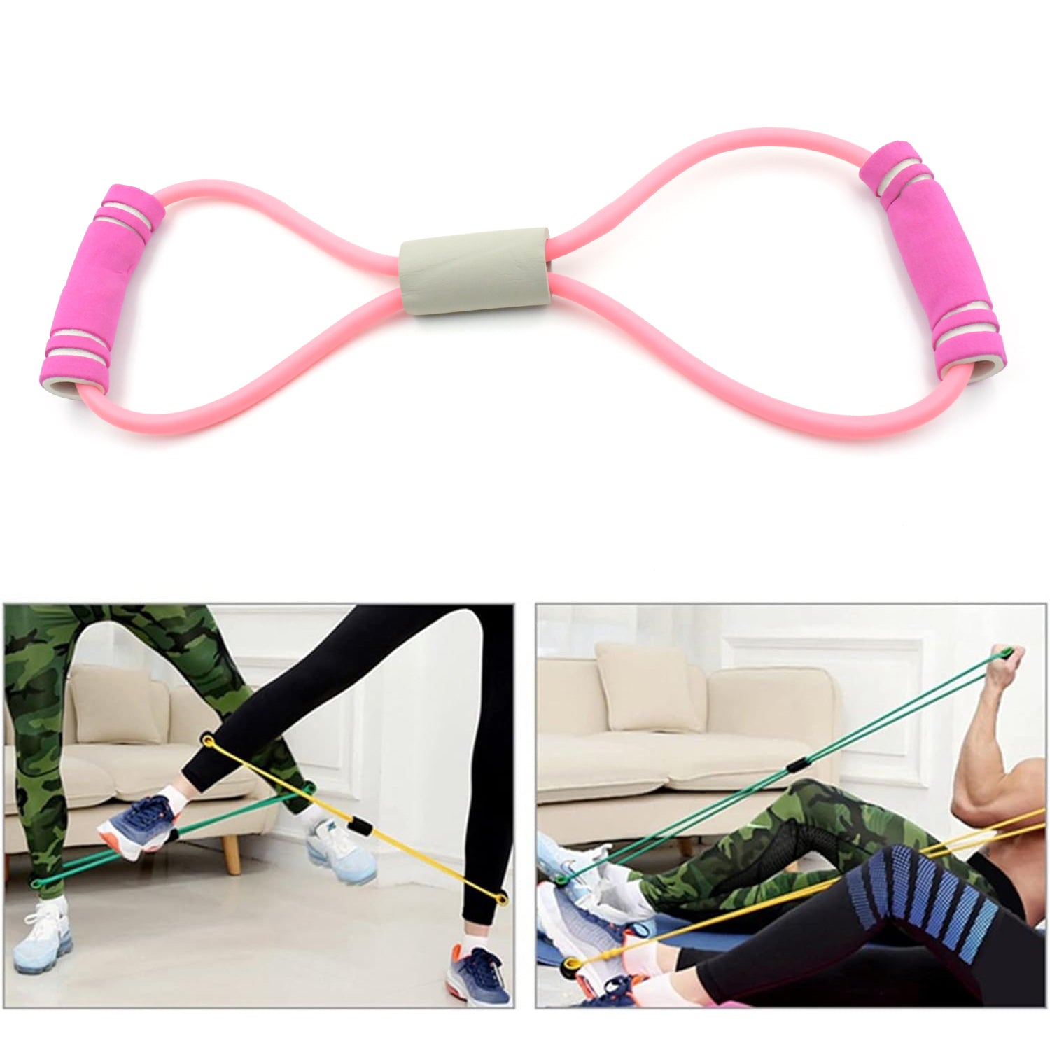 07_9489b7b8-5867-4e01-832e-8b6b2c1fc3cc.jpg Sport Resistance Loop Band Yoga Bands Rubber Exercise Fitness Training Gym Strength Resistance Band - Image 1