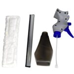 Plastic Easy Glass Cleaner 3 in 1 Spray Type Cleaning Brush, Pack of 1