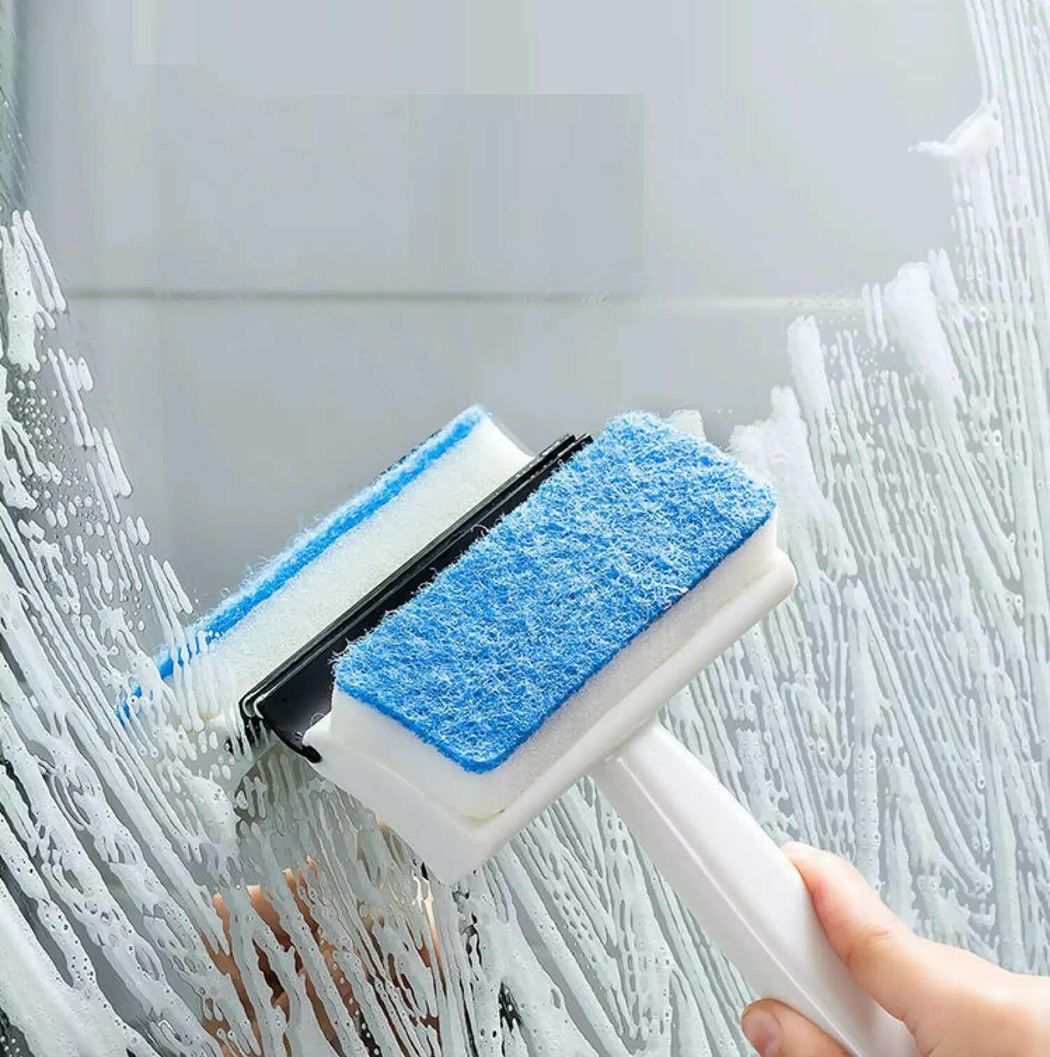 07_bb72b7e2-0733-43cf-ae61-d5f2a8ae9e42.jpg 2-in-1 Glass Wiper & Brush – Double-Sided Cleaner for Mirrors, Tiles & Windows - Image 1