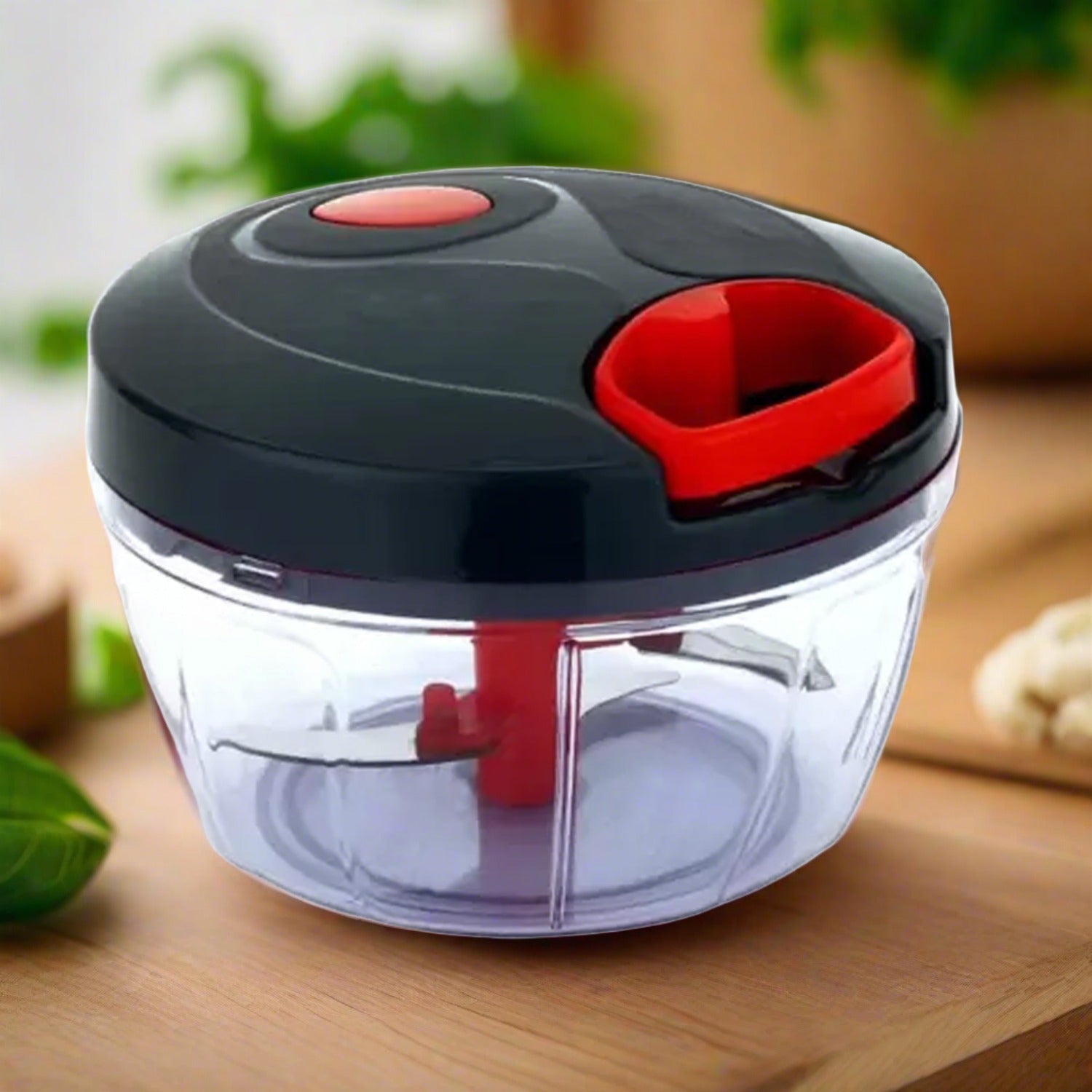 07_cd1e6cb6-4bdb-49f2-b16e-579818d08bc8.jpg Manual Food Chopper, Compact & Powerful Hand Held Vegetable Chopper / Blender - Image 1