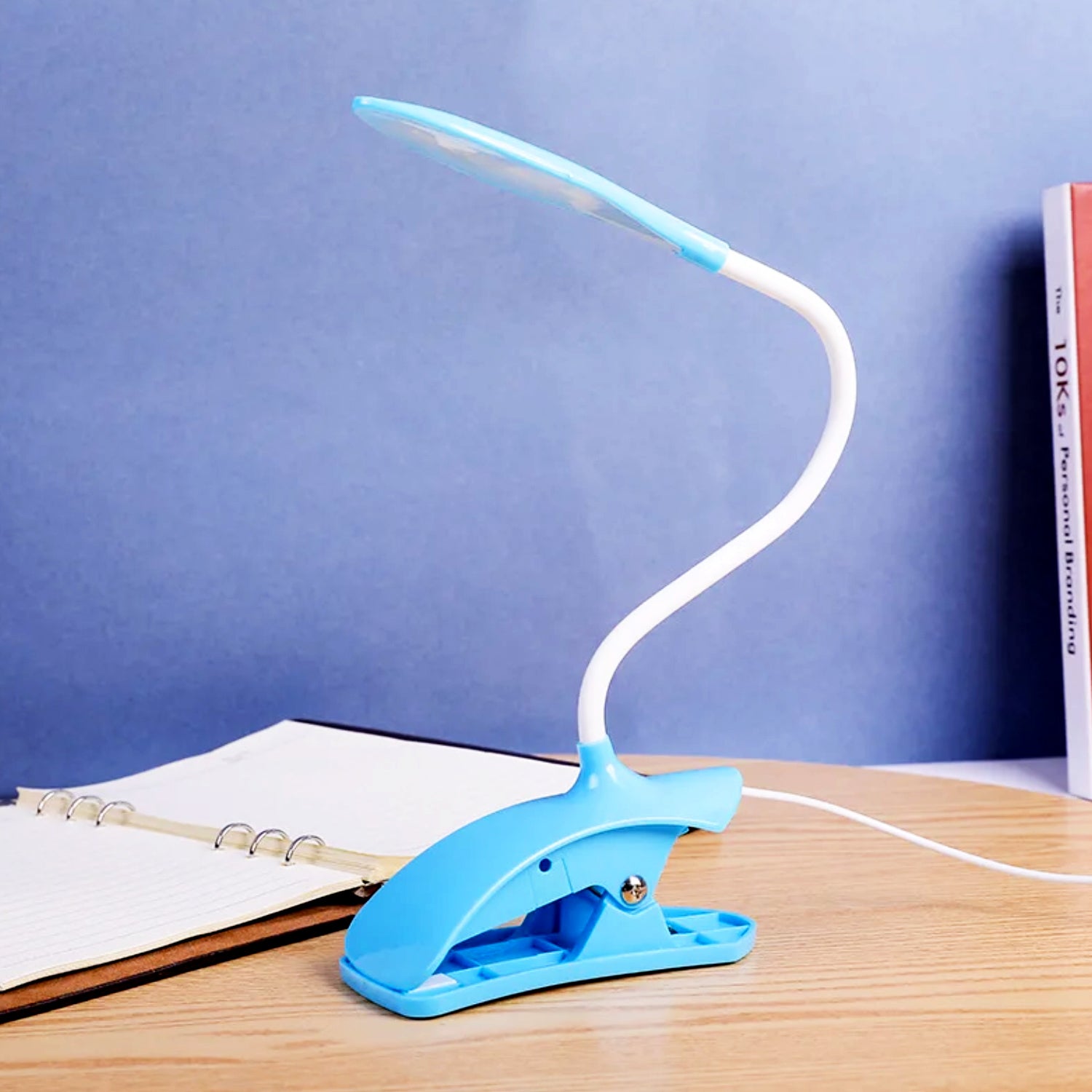 09_18dc8cb1-32cd-4946-82cd-89d175176a65.jpg Desk Lamp Adjustable Gooseneck USB Rechargeable 3 modes - Image 1
