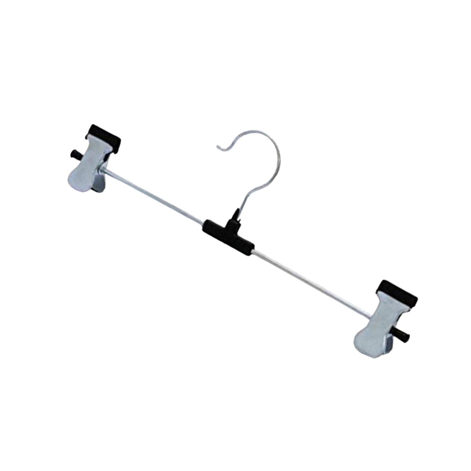 10_1adc02d7-2ce4-4cd1-a7cf-d78aa1ac511c.jpg Hangers with 2-Adjustable Anti-Rust Clips (Pack of 12) - Image 1