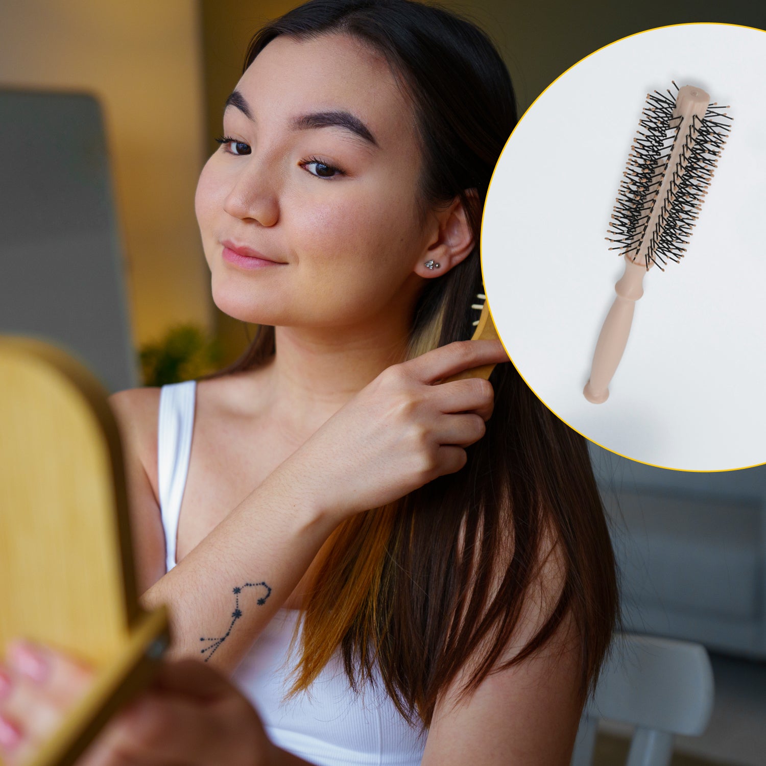 10_1cb931b5-8bfd-404a-8b42-b23a22cc248e.jpg Round Hair Brush For Blow Drying & Hair Styling, Hair accessories - Image 1