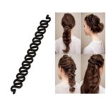Fishbone Bun Maker Hair Tool for Women for Easy Hairstyling at Home & Parlours