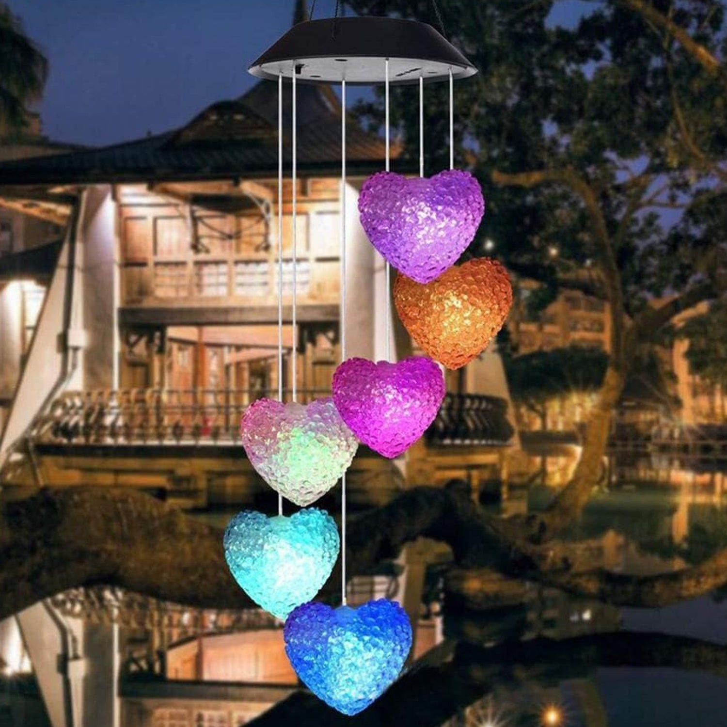 11_9a4a67ec-ccf9-4002-a78d-0dc652d70bd4.jpg Solar Powered Wind Chimes with Lights: Outdoor Garden Decor (6 LED) - Image 1