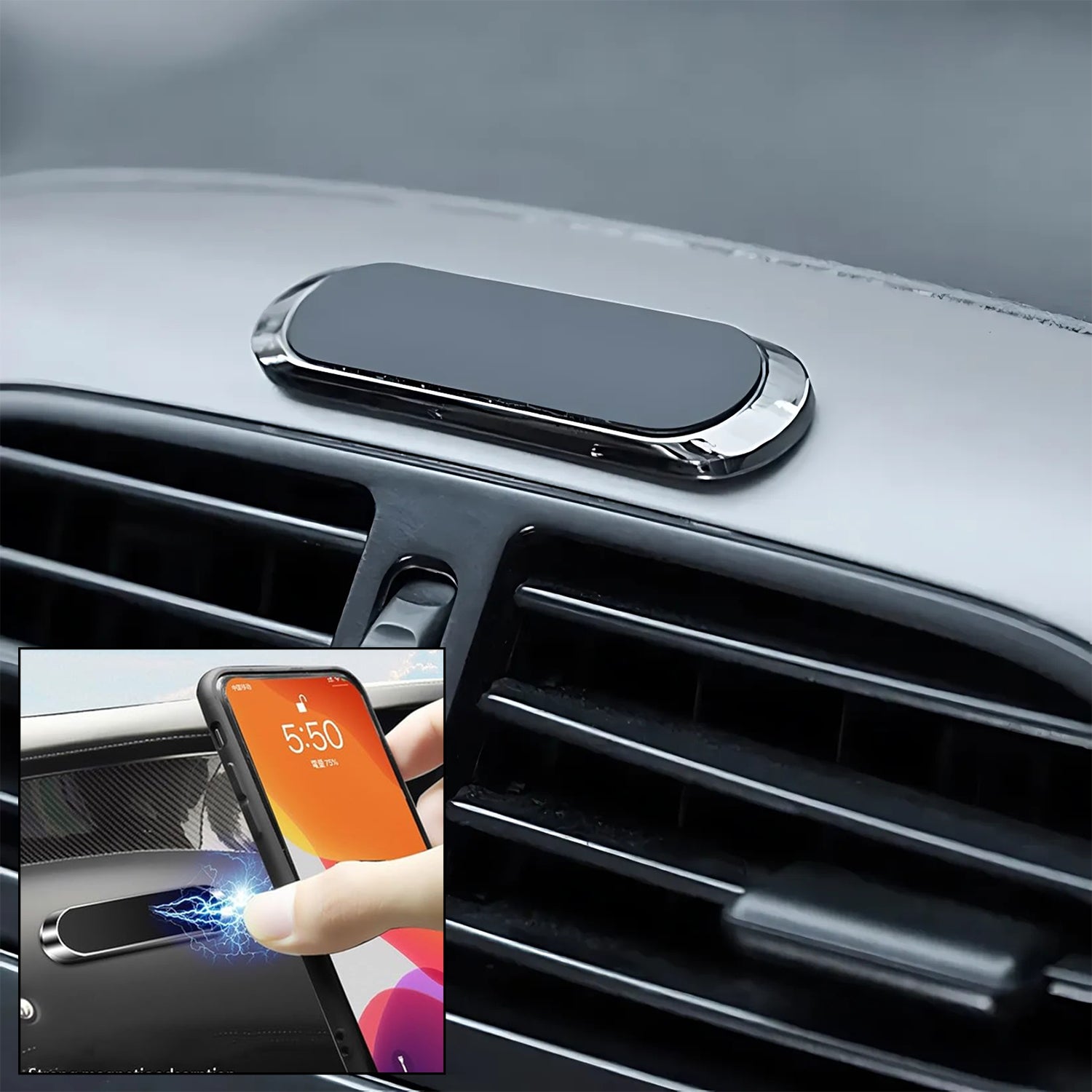 12505_360d_magnetic_mobile_holder.jpg 360d Rotation Magnetic Mobile Holder (1 Pc) - Image 1