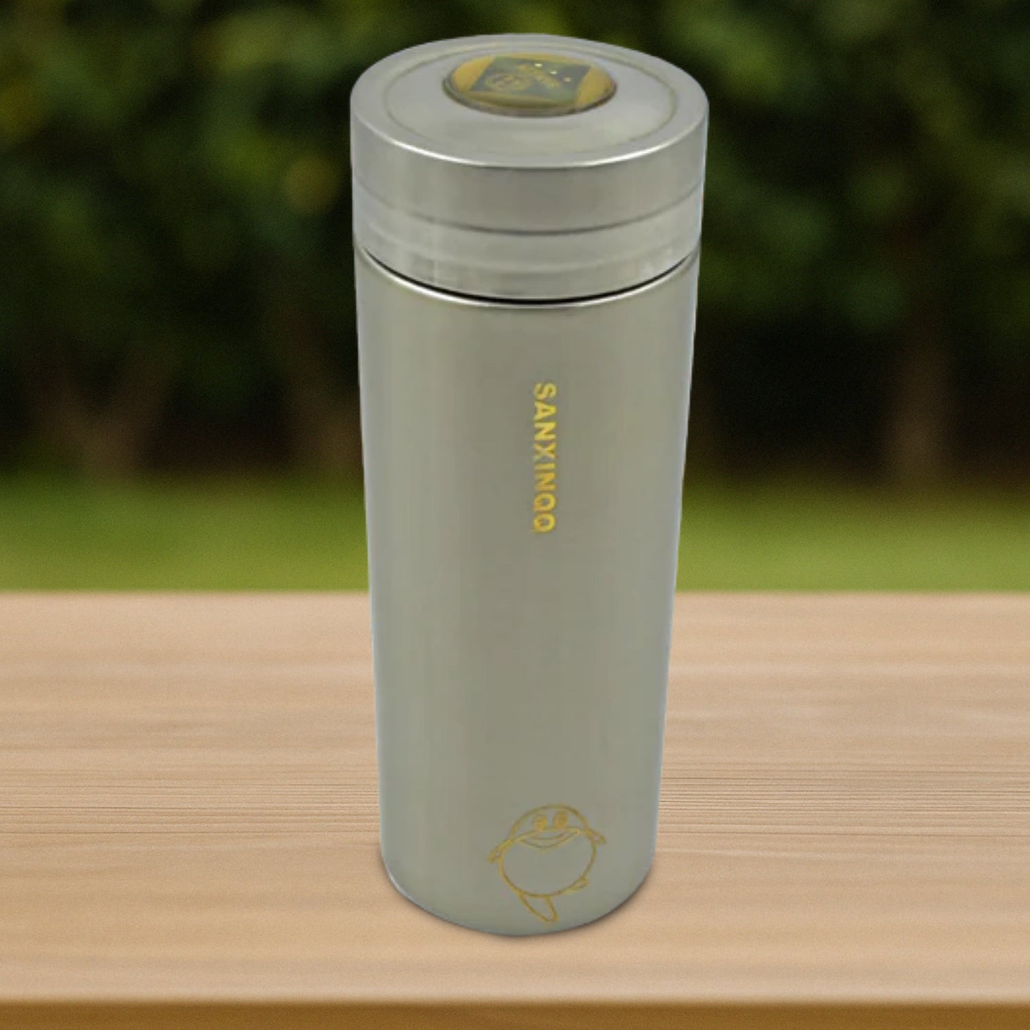 12517_steel_water_bottle_cup.jpg Vacuum Insulated Stainless Steel Flask (1 Pc) - Leak Proof, BPA Free, Hot & Cold - Image 1