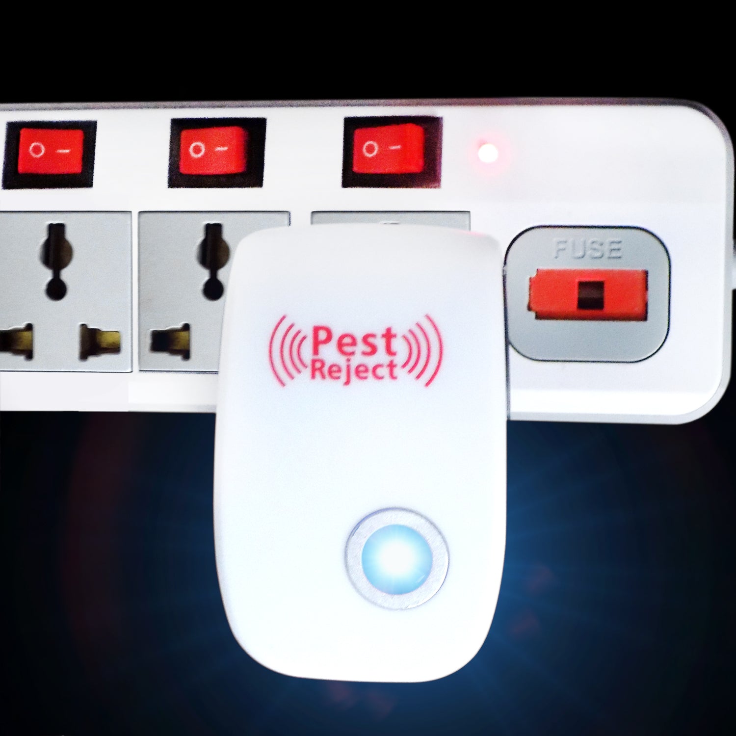 126002_0fd86f0e-beaa-42e4-adb1-b02174117a48.jpg Ultrasonic Pest Repeller to Repel Rats, Cockroach, Mosquito, Home Pest & Rodent - Image 1
