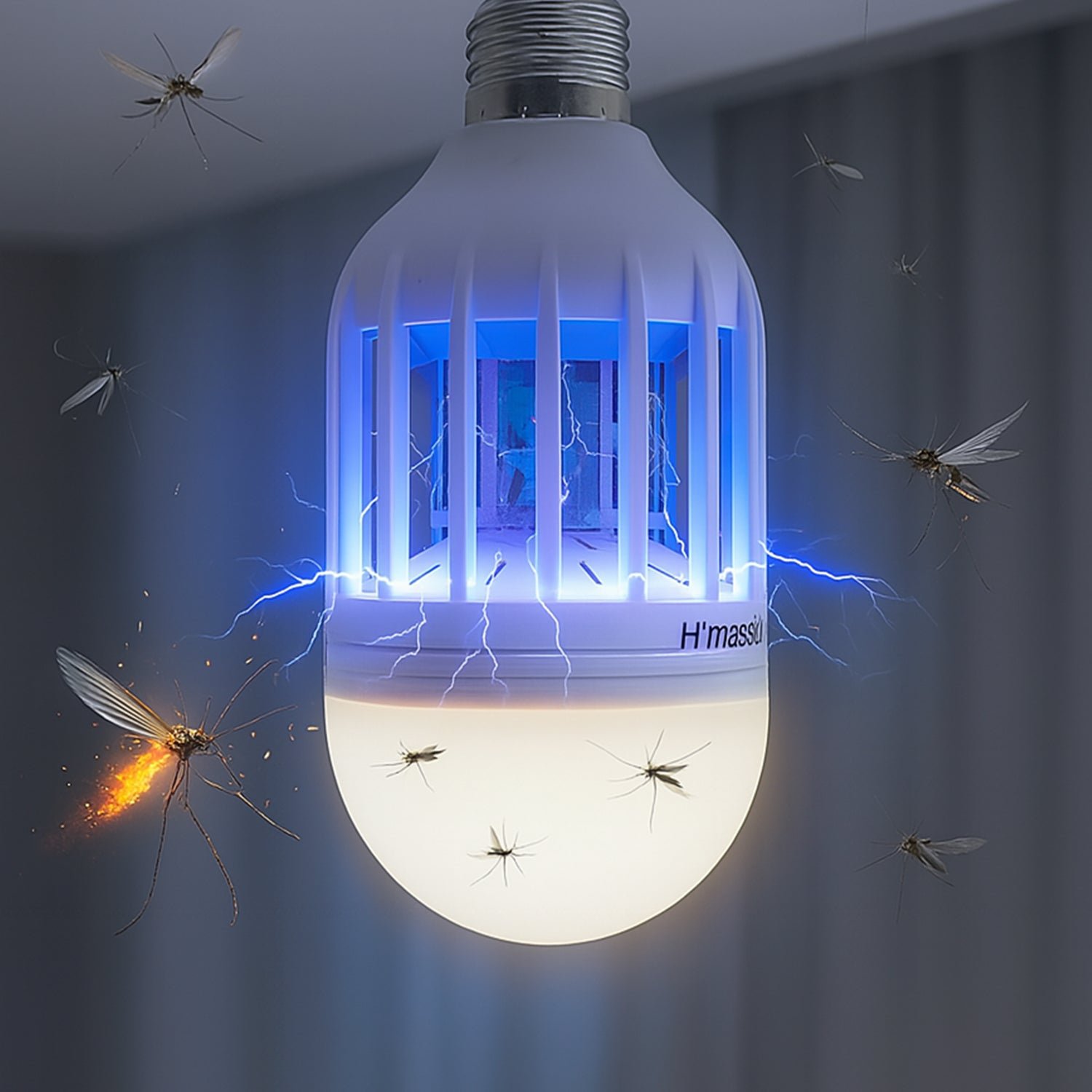 12664.jpg 5W Mosquito Killer Lamp E27 LED Zapper for Summer Insects & Moths - Image 1