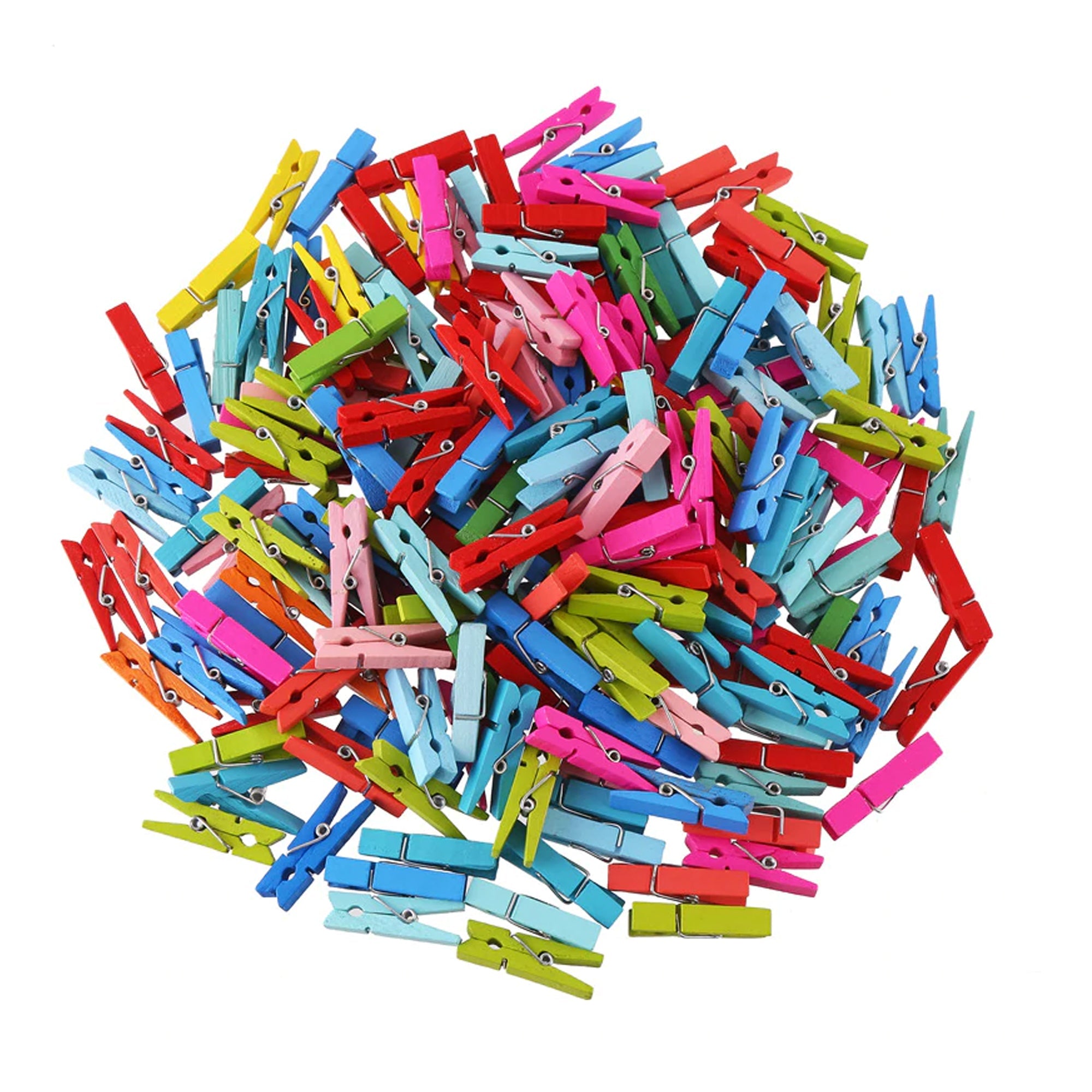 1345.jpg Multipurpose Wooden Clips / Cloth Pegs (Small, 50 Pcs) - Image 1