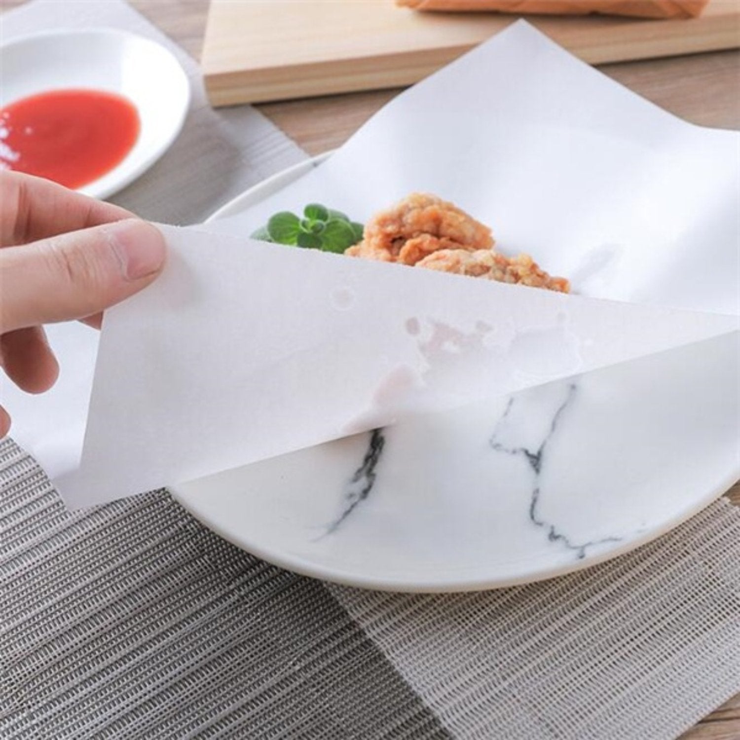 1500x15002_e4e49545-12f1-4fbd-8a1e-11b6113abf14.jpg Oil Absorbing Sheets Cooking Paper - Image 1