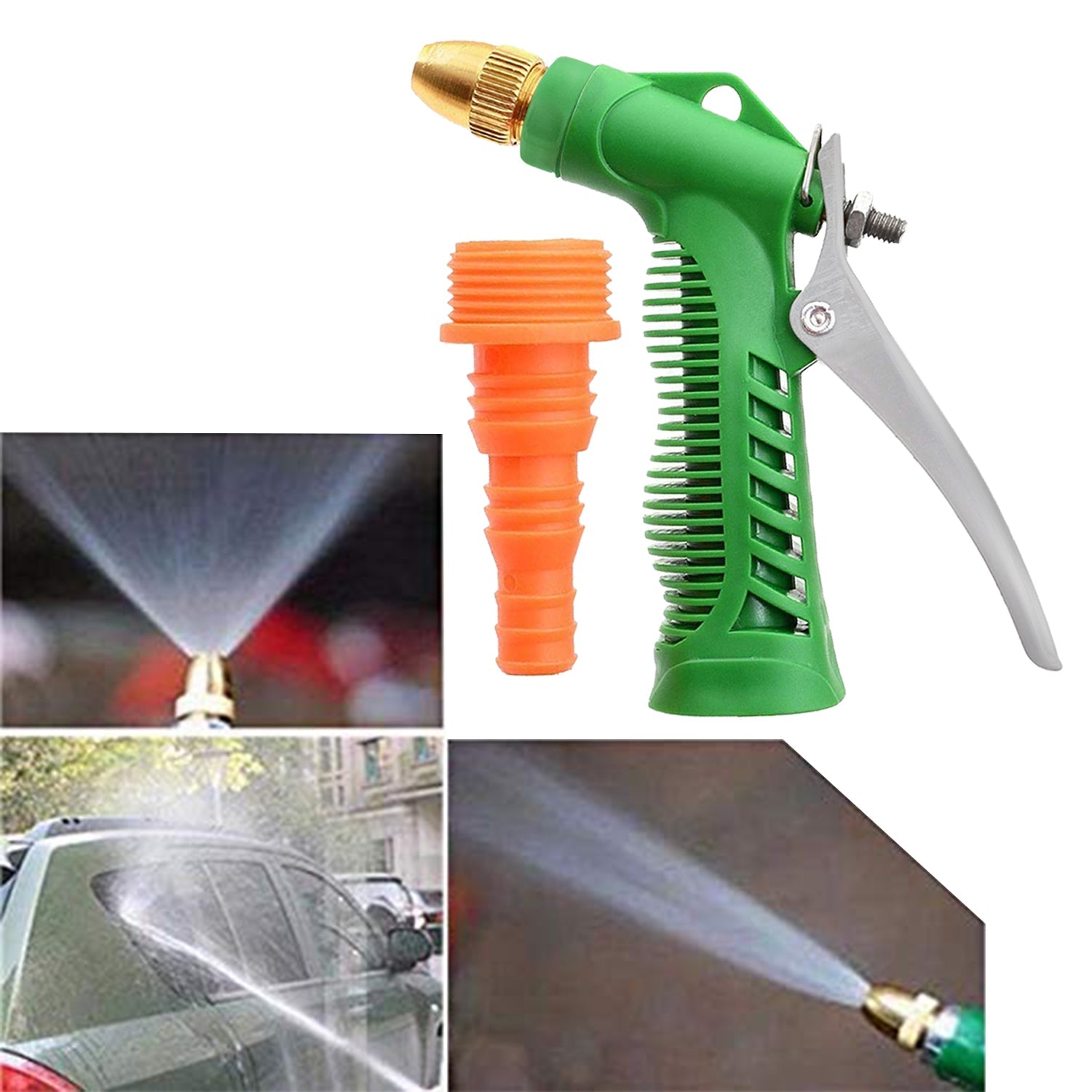 162904.jpg Water Spray Gun Trigger High Pressure Water Spray Gun for Car / Bike / Plants - Image 1