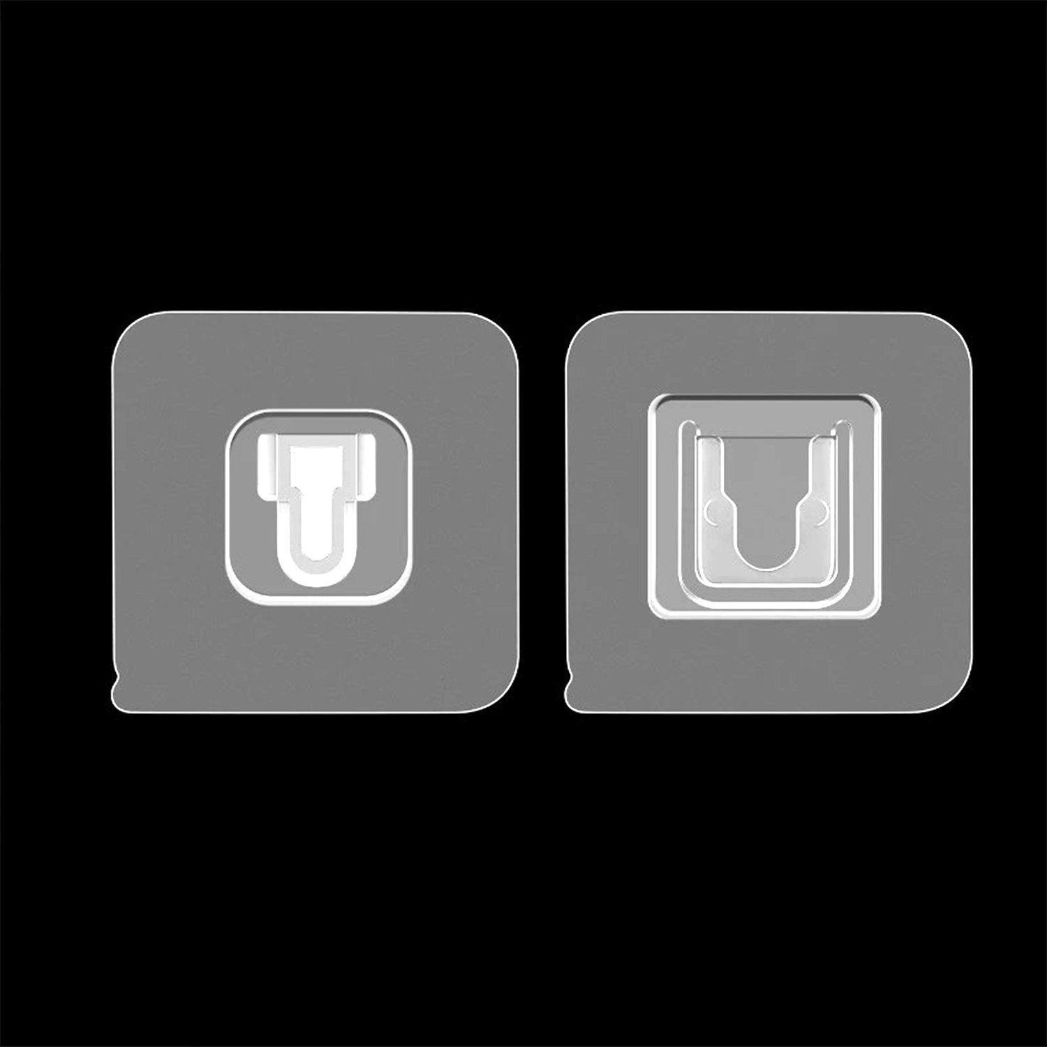 174202_d5fa5cd9-9d87-4c41-a3e5-41265e60c8dc.jpg Adhesive Plastic Wall Hooks - Heavy Duty (1 Pair) - Image 1