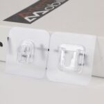 Magic Adhesive Plastic Wall Hooks Heavy Duty Hooks (Pack of 20) - 10 pair