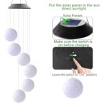 Solar Crystal Ball Color Changing Solar Powered LED for Patio Garden Night Decor