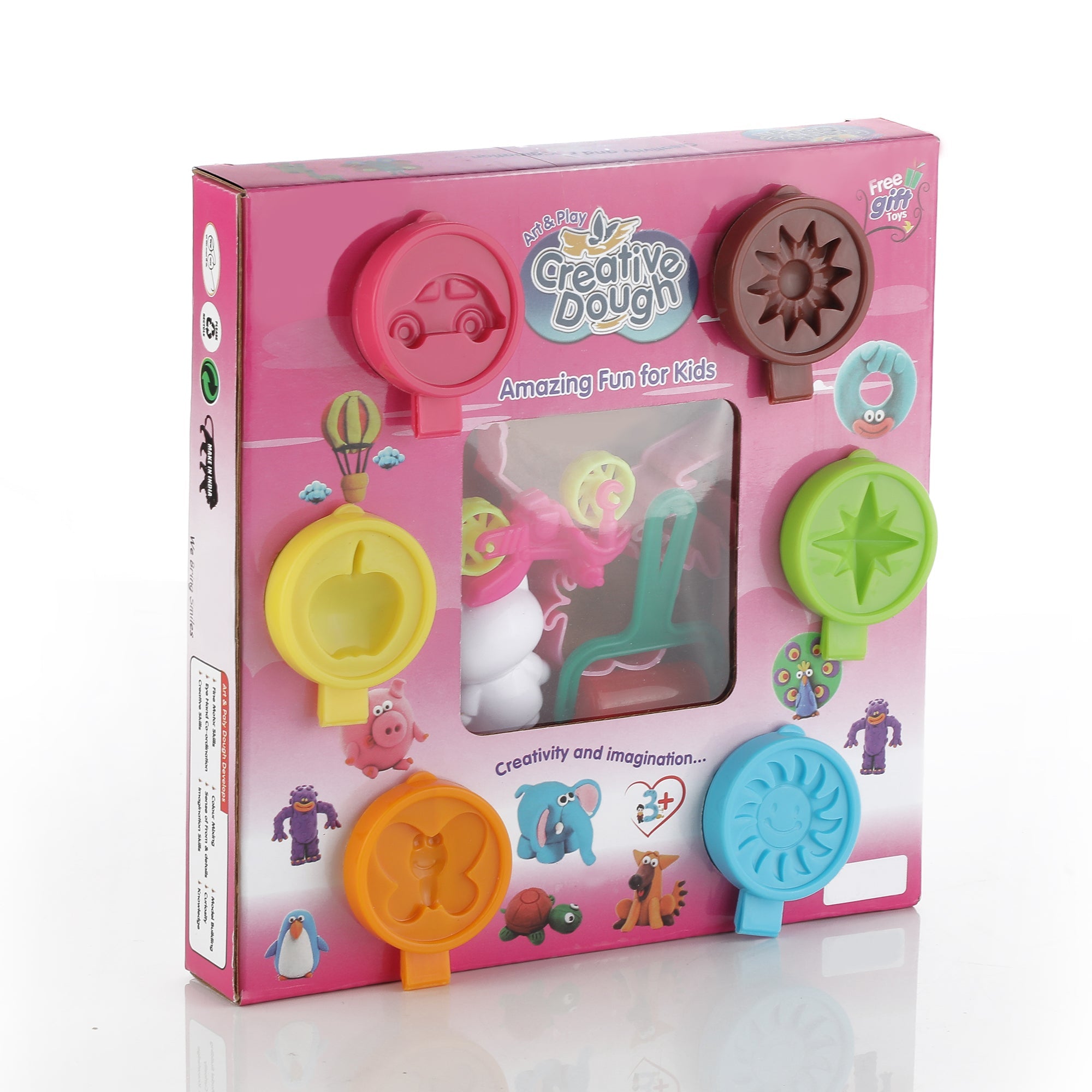 191741.jpg Non-Toxic Creative 30 Dough Clay 5 Different Colors, (Pack of 6 Pcs) - Image 1