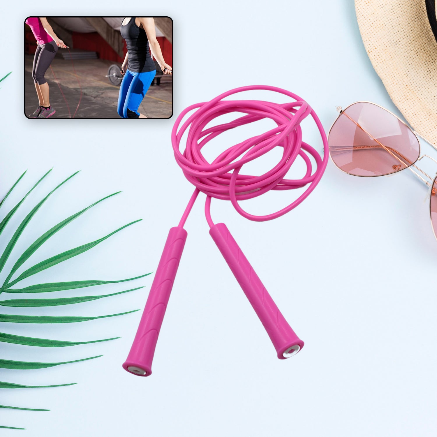 1_41462339-97af-4fb9-8b47-9403160446a1.jpg 3m Plastic Adjustable Jump Rope: High-Speed Skipping, Crossfit, Fitness - Image 1