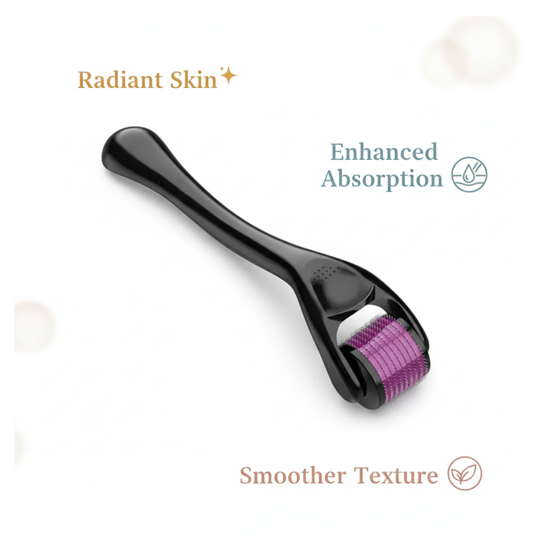 2092621885.png Derma Roller Anti Ageing Facial Scrubs & Polishes Scar Removal Hair Regrowth (0.75mm) - Image 1