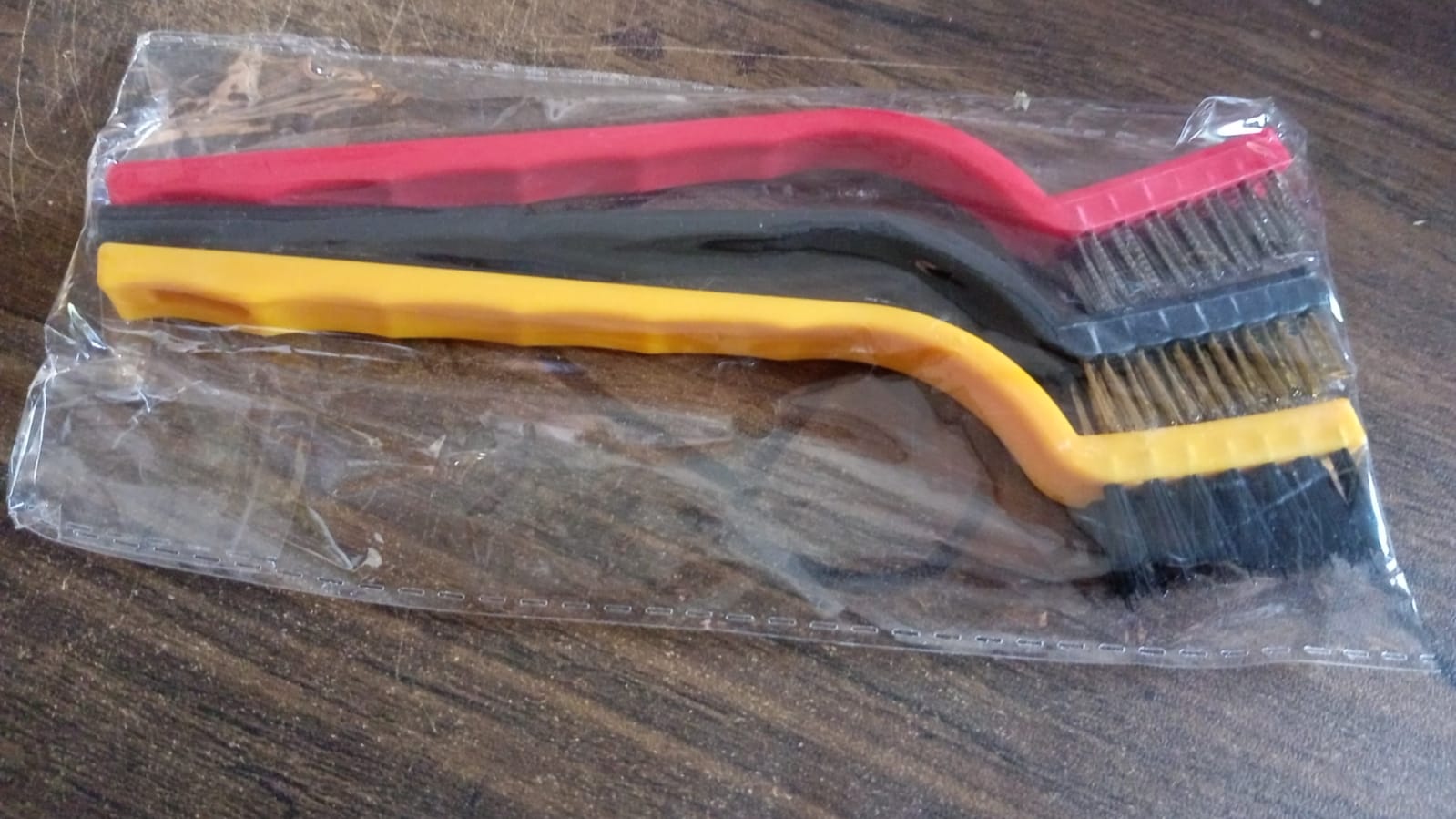 3-Piece Mini Wire Brush Set: Tackle Tough Cleaning Jobs (Multi-Material) - Image 8