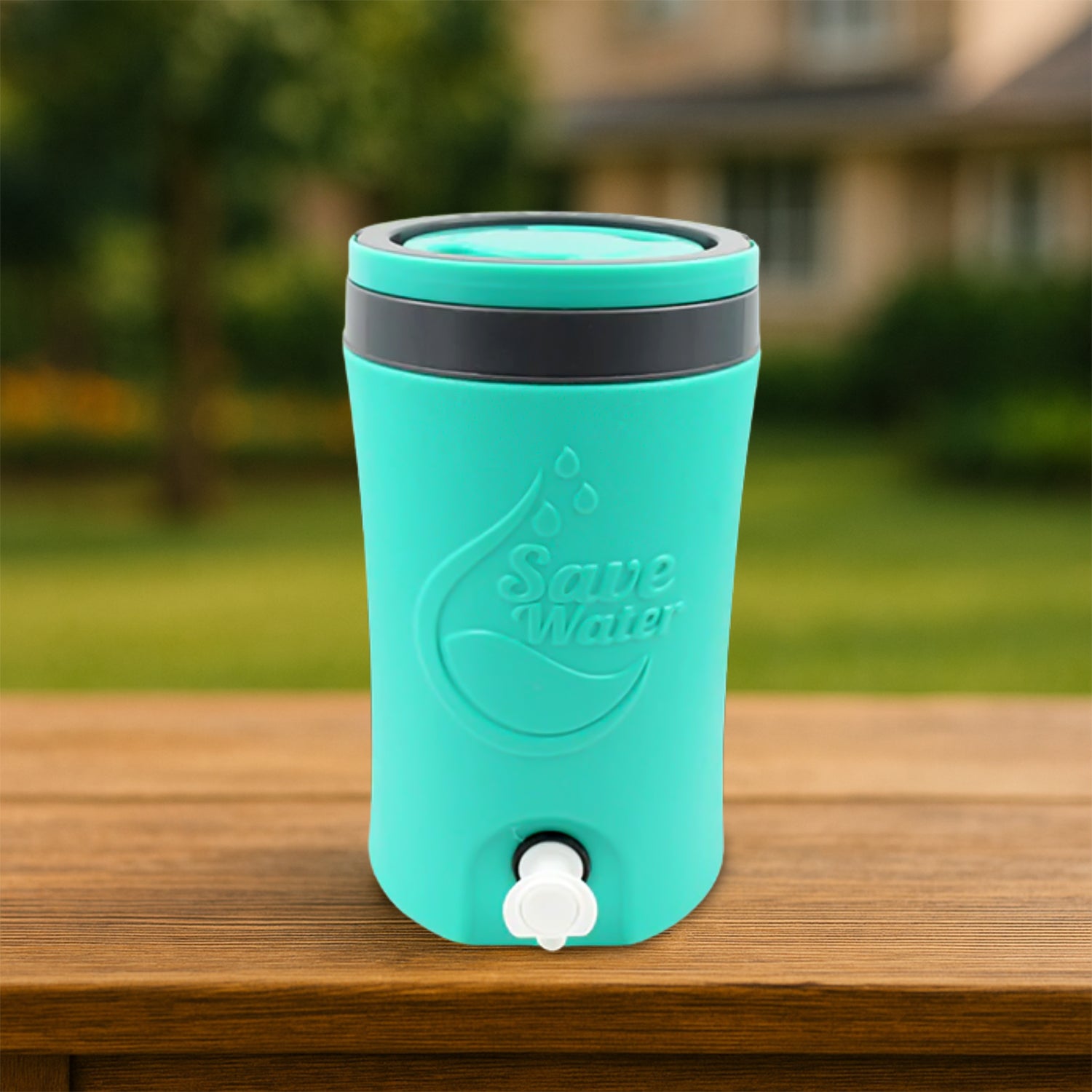 2323_plastic_water_jug_5000ml.jpg Multicolored 5L Water Rover Jug: Insulated Plastic Jug with Sturdy Handle - Image 1