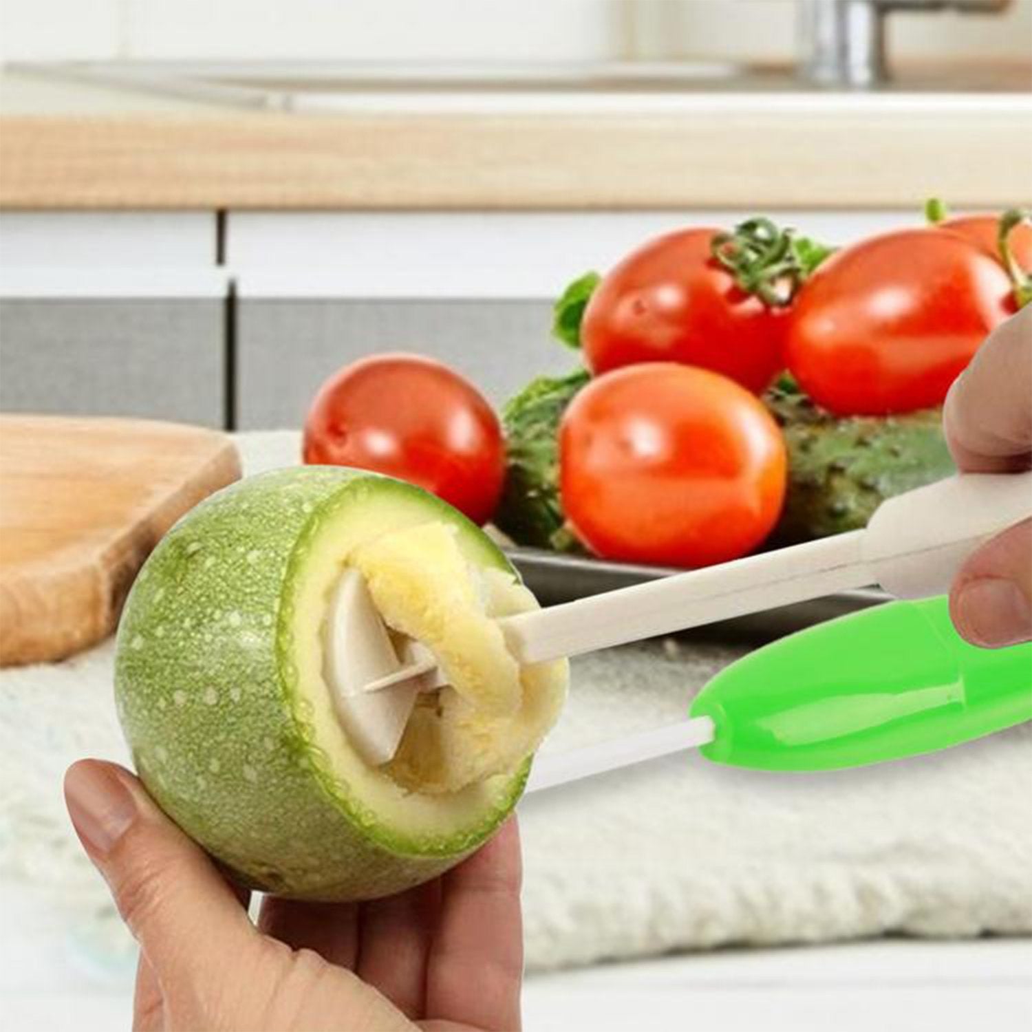 243308_956c097f-0925-4960-b783-eae72789e7d5.jpg Veg Drill Vegetable Spiralizer Digging for Stuffed Vegetables - Image 1