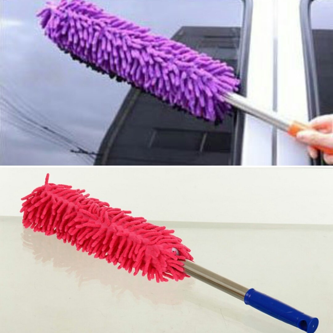 2_119eaa00-89e1-4793-8020-52ea8a11cd1a.jpg Multipurpose Microfiber Cleaning Duster with Extendable Telescopic Handle - Image 1