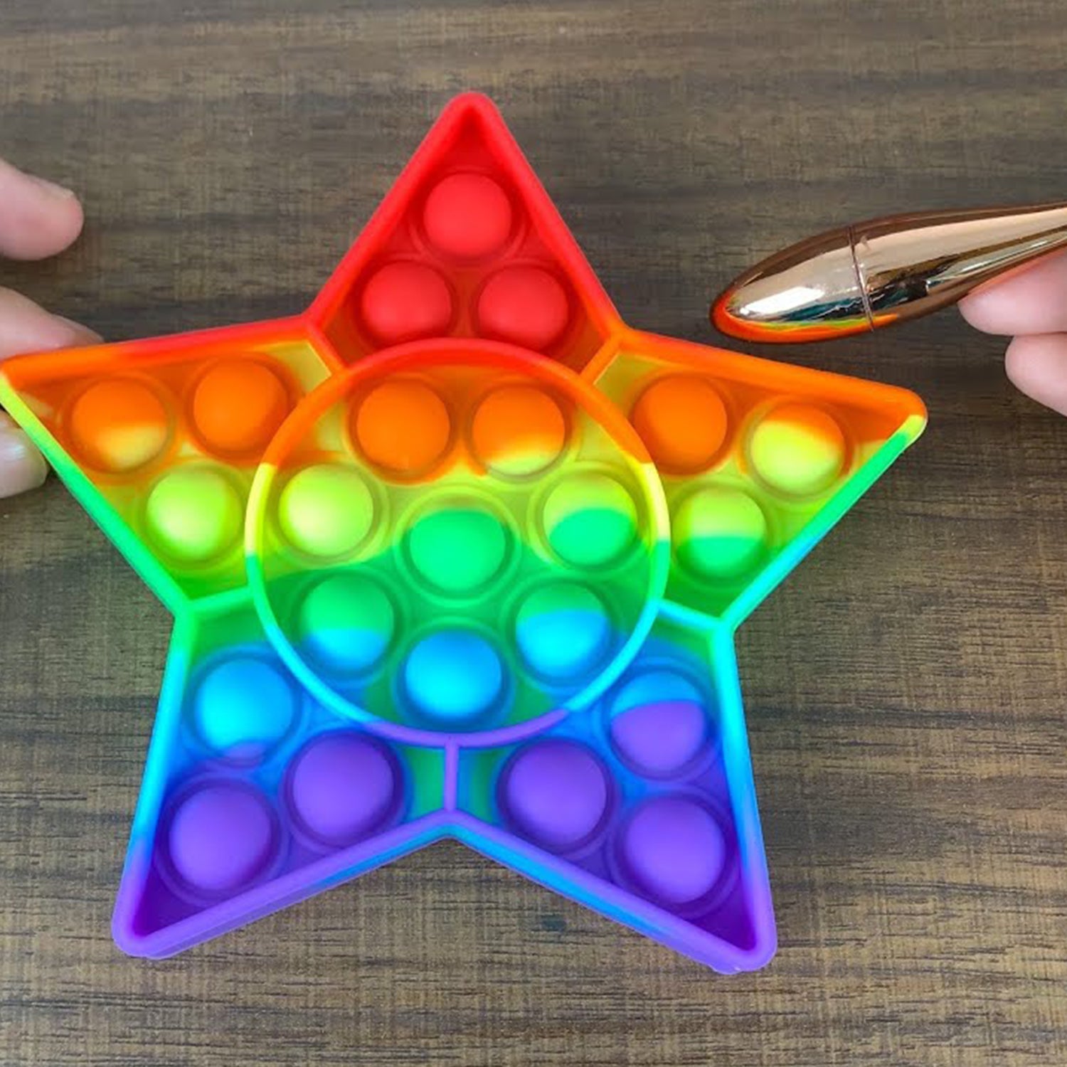 2_13c528ec-4c93-4860-ac73-ca7c39beab1c.jpg Star Fidget Toy fidget tool Used for playing purposes and all, especially for kids - Image 1