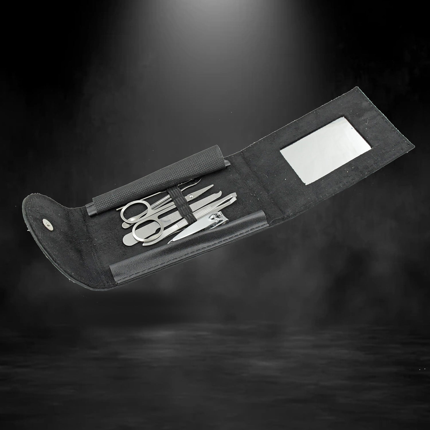 2_6653fb88-a39c-45b3-ae84-c0301fa23bf6.jpg 6-in-1 Nail Care Kit: Clippers, Trimmers, Mirror & Travel Case - Image 1