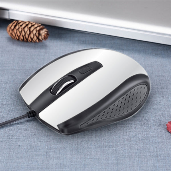 2_6d1e5935-665a-4bdc-81e4-0fe1b9d51fa8.jpg Wired Mouse for Laptop and Desktop Computer PC With Faster Response Time (Silver) - Image 1