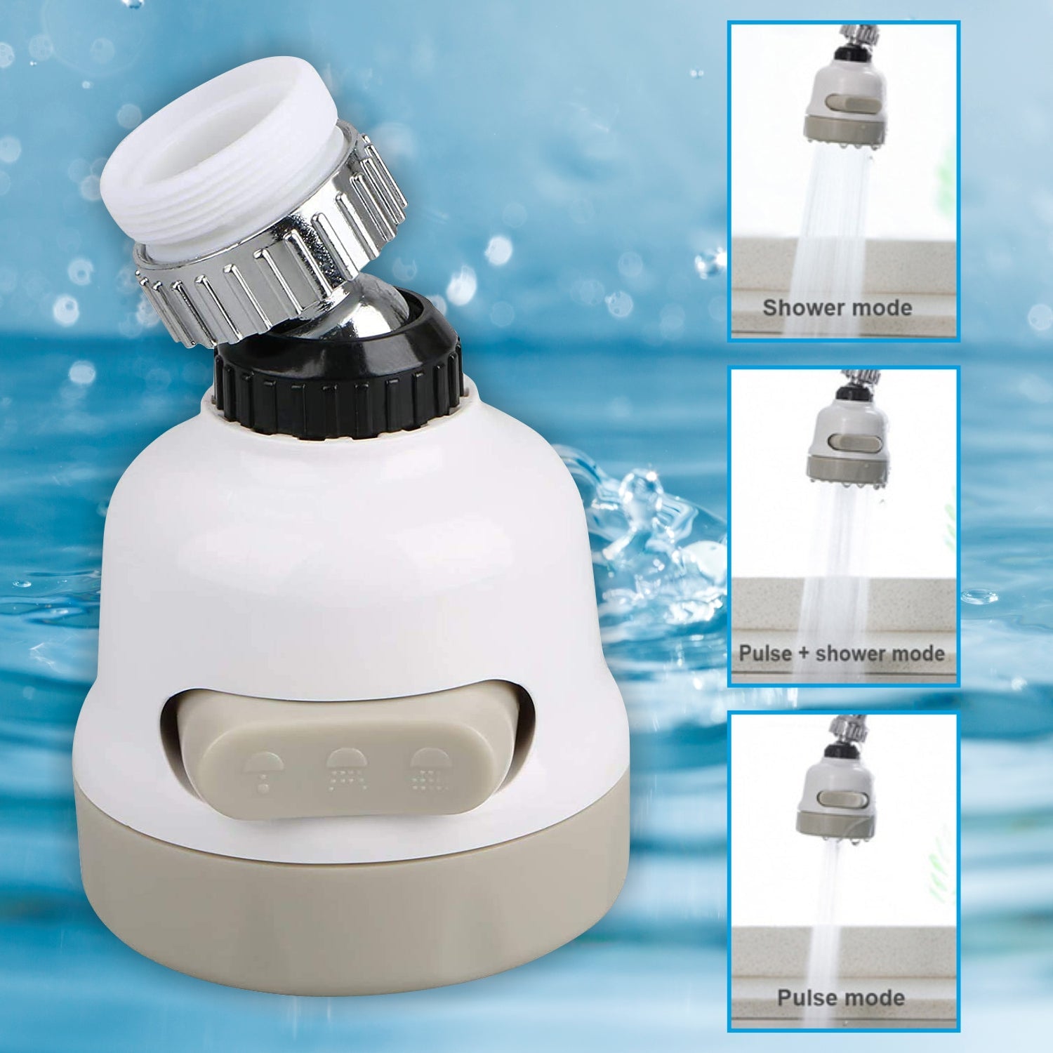 2_b2a78bce-8f78-441a-8fb0-c2a0fa0d4183.jpg Rotatable Splash Proof 3 Modes Water Saving Nozzle Filter Faucet Sprayer - Image 1