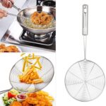 Large Oil Strainer Get Fried Food Stuffs Easily Without Any Problem And Damage