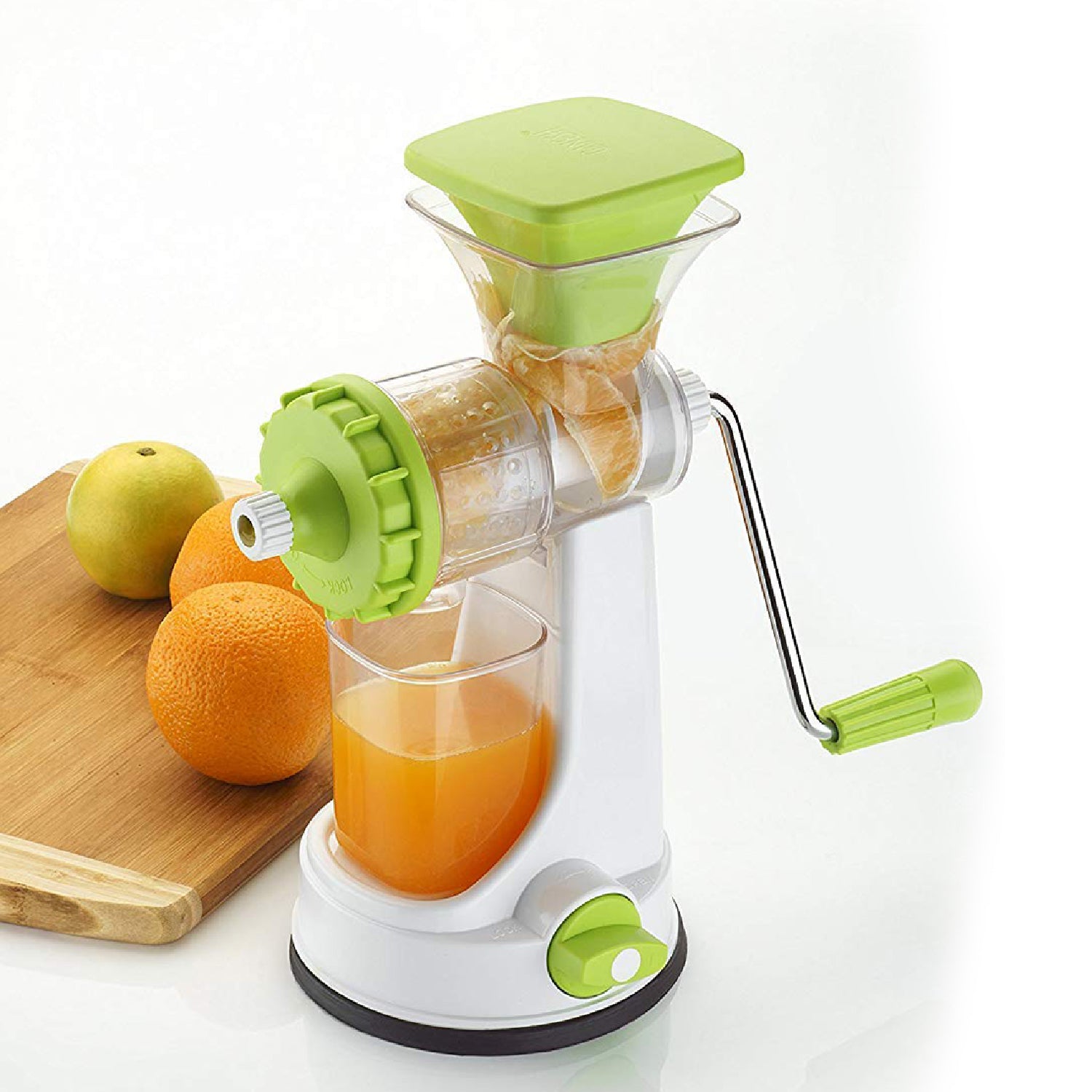 2image_3586b181-ca97-45cd-a989-4d8006335f5f.jpg Ganesh Kitchenware Plastic Hand Juicer New Smart Fruit & Vegetable Juicer - Image 1