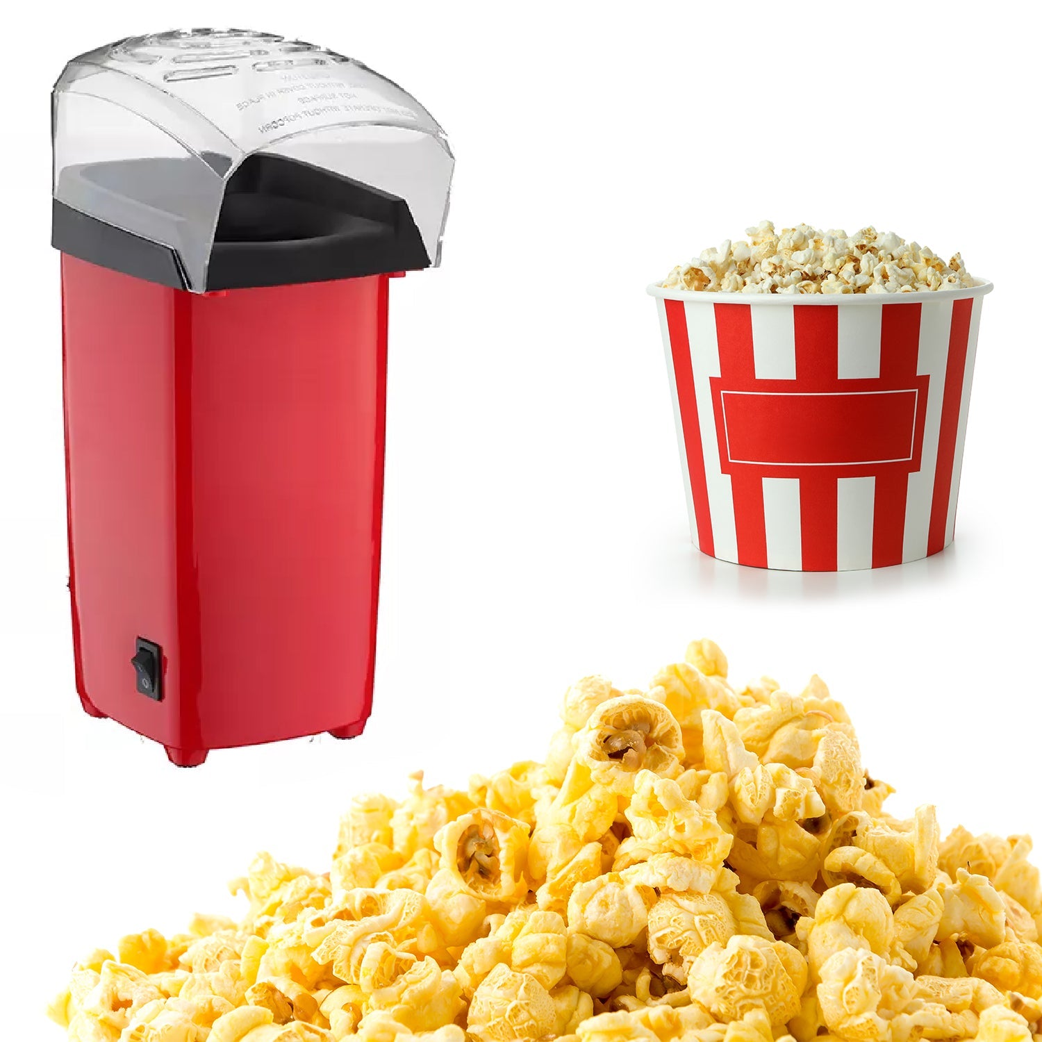 2image_b3553afa-61aa-4e3b-b659-25cafc9bc8ed.jpg Electric Popcorn Maker Machine – Easy Snack Maker for Home Use - Image 1