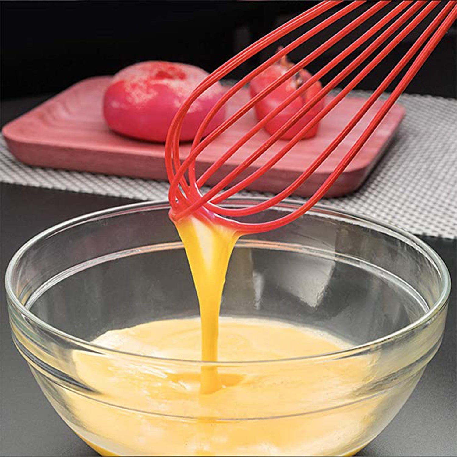 3_5aee2a4e-0f90-4183-bc21-1dc9ccaa937a.jpg Manual Whisk Mixer – Silicone Cream Whisk, Rotary Egg Beater for Kitchen Baking - Image 1