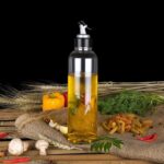 1L Oil Dispenser with Lid & Drip-Free Spout (Plastic)