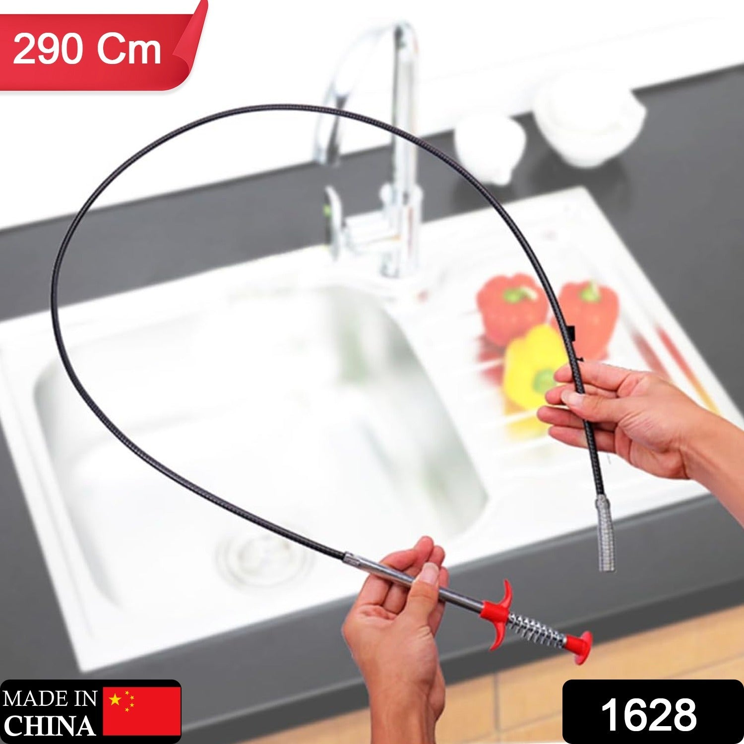 3c56b4c2-8777-4af9-ac32-29f3eeaa6949.jpg Multifunction Pipe Cleaning Claw for Drain Hair Removal (290 cm Length) - Image 1