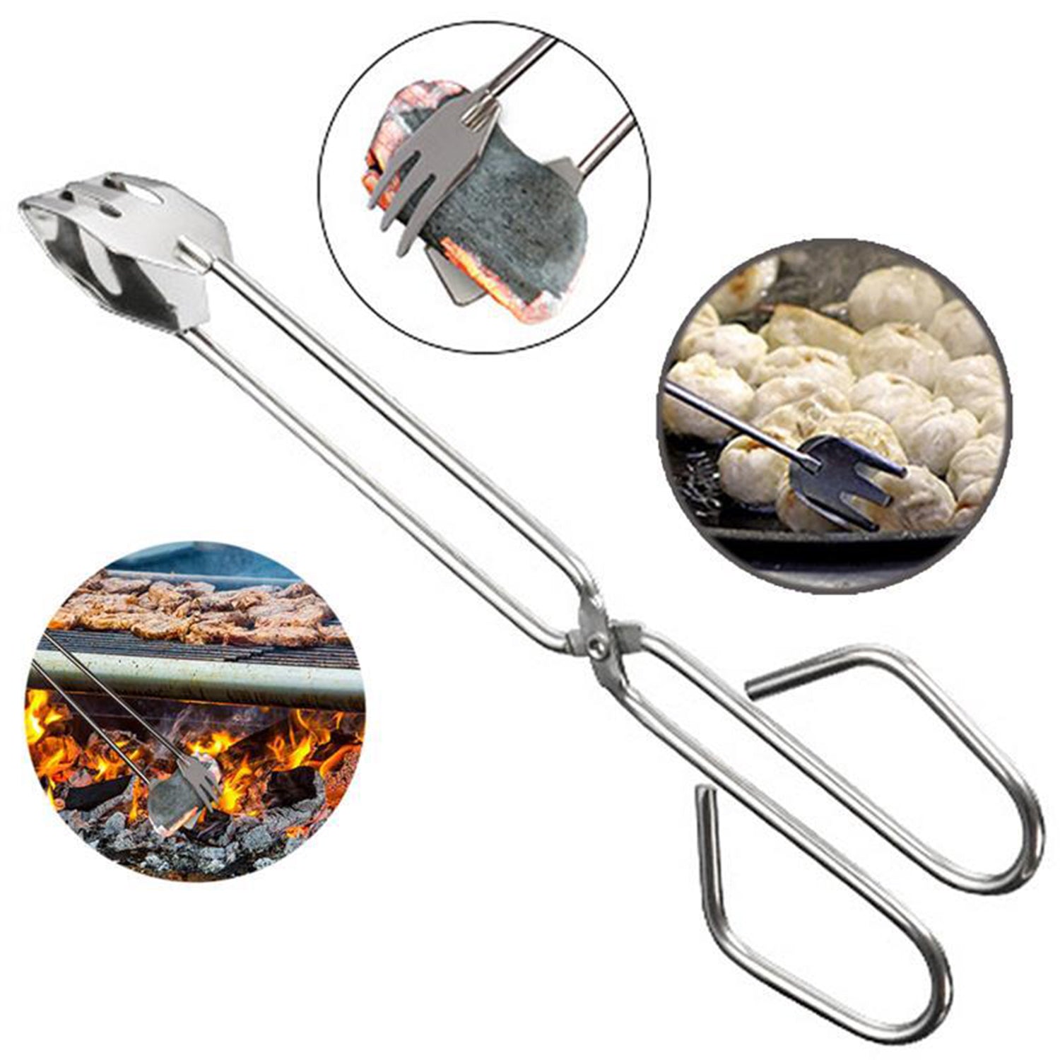 3image_da122f1a-c57b-4270-ac1d-47937cd98027.jpg Multi functional Metal BBQ Clip Tongs Clamp for Garbage Charcoal Serving Tools - Image 1