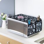 Microwave/Oven Top Cover with 4 Utility Pockets (Mix Design)