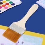 Flat Paint Big Size Brush for Watercolor & Acrylic Painting( Multicolor 2 Pc Set)