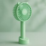 Portable Classic Hand Fan 3-Speed Table Fan for Office School Home Use