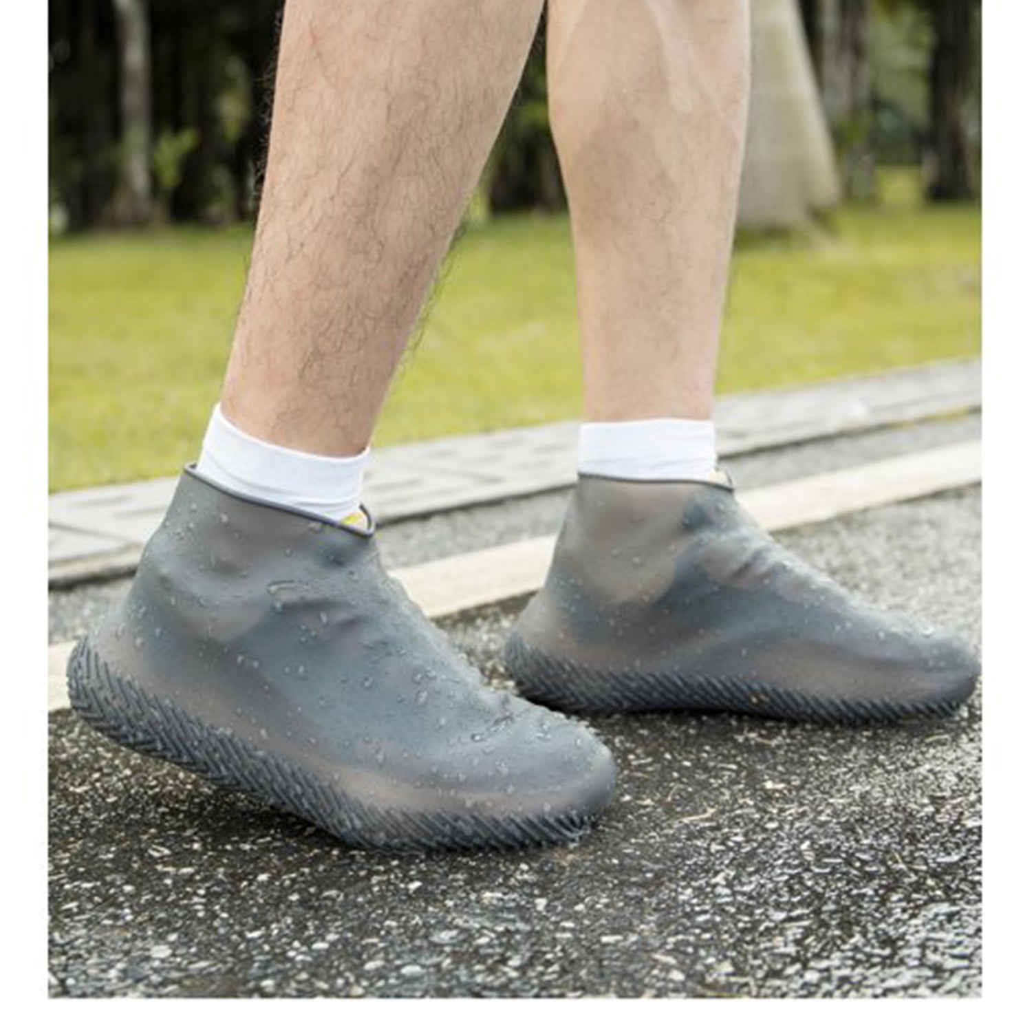 4_08ef4d84-4b6b-4875-be97-b8f4ec96618d.jpg Non-Slip Waterproof Silicone Shoe Cover, Large - Image 1