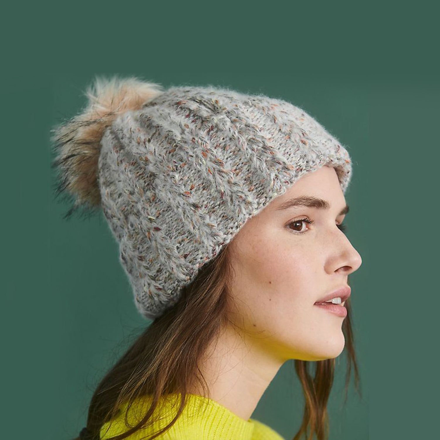 4_24edb310-98db-43a8-b237-23b12b007c96.jpg Mix Design Winter cap for Women Warm Thick Cotton Lining Skull Cap - Image 1
