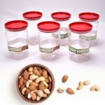 Air Tight Kitchen Storage Container (Approx - 1100Ml, Set of 6pcs)